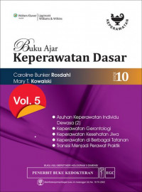 Image of Buku Ajar Keperawatan Dasar Volume 5