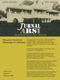 Image of Jurnal Arsi Volume 10 Nomor 1, 2024