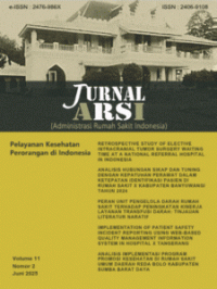 Image of Jurnal Arsi Volume 11 Nomor 2, 2025
