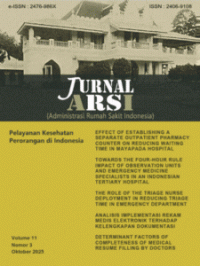 Image of Jurnal Arsi Volume 11 Nomor 3, 2025