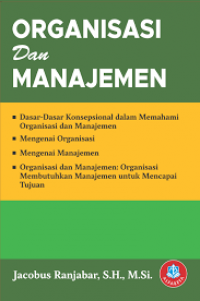 Image of Organisasi dan Manajemen